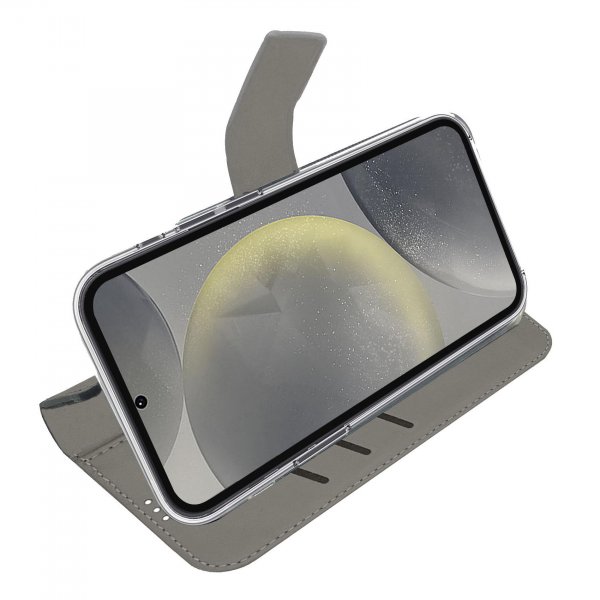 Samsung Galaxy S25 Fodral Wally Wallet Case Svart