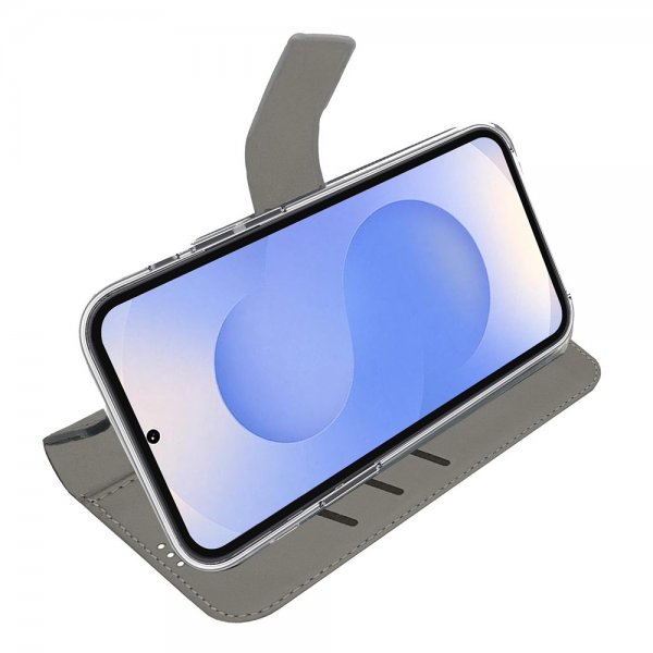 Samsung Galaxy S25 FE Fodral Wally Wallet Case Svart