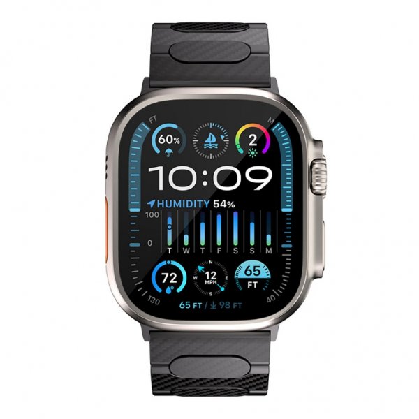 Apple Watch 44/45/46mm/Apple Watch Ultra Armband Kolfiber