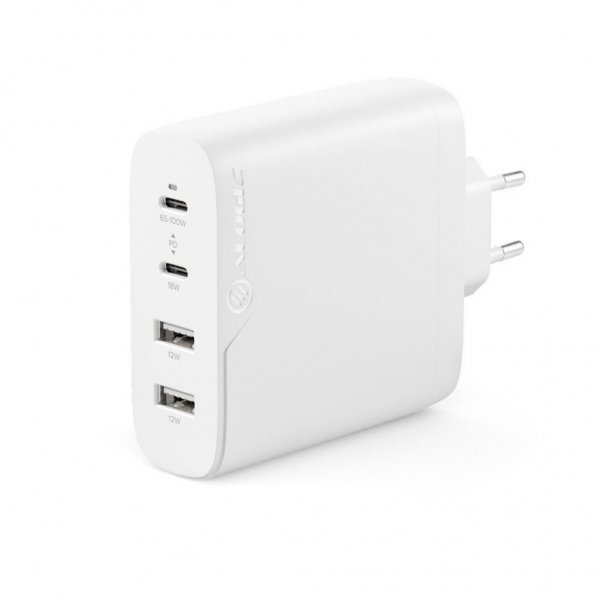 Rapid Power 4-portars 100W GaN-laddare inkl. 2 meters USB-C-laddkabel