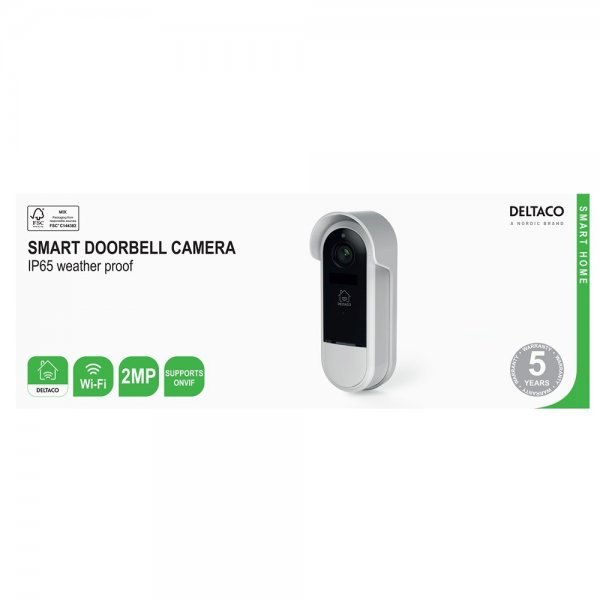 WiFi Dörrklocka med Kamera IP65