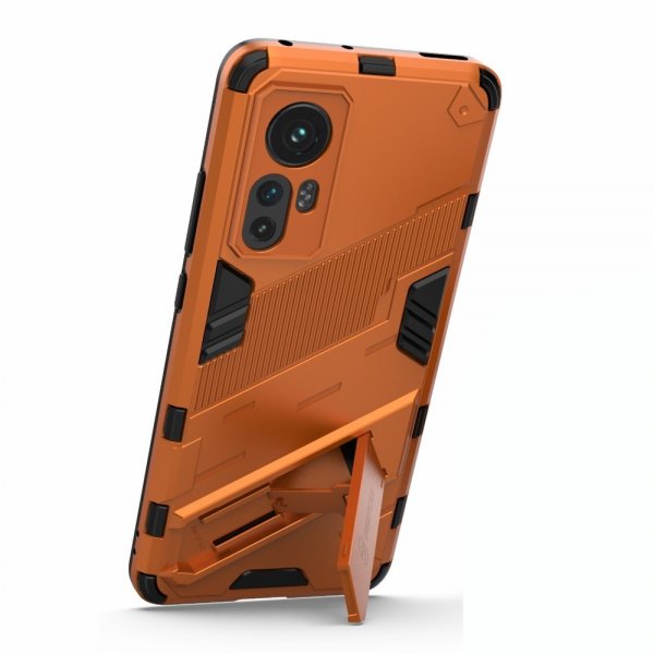 Xiaomi 12/12X Skal med Stativ Orange
