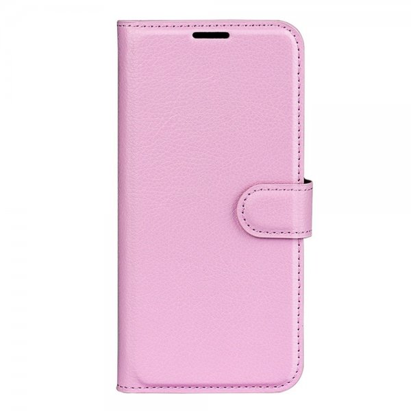 Xiaomi 13 Fodral Litchi Rosa