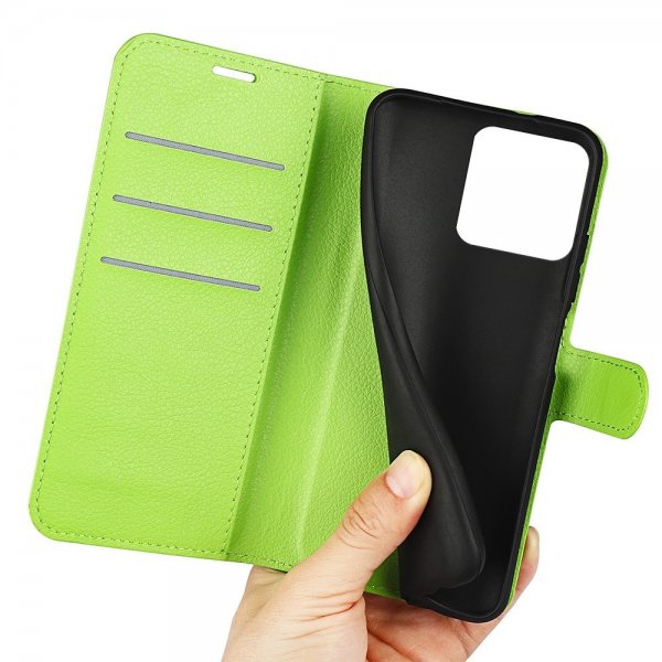 Xiaomi 13 Pro Fodral Litchi Grön