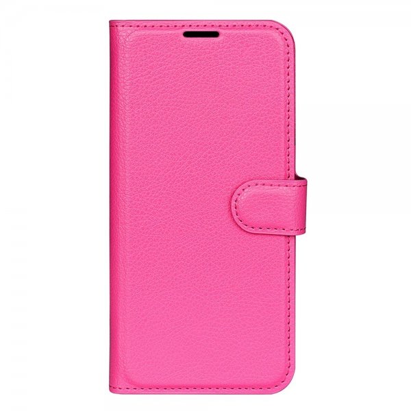 Xiaomi 13 Pro Fodral Litchi Magenta