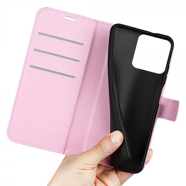Xiaomi 13 Pro Fodral Litchi Rosa