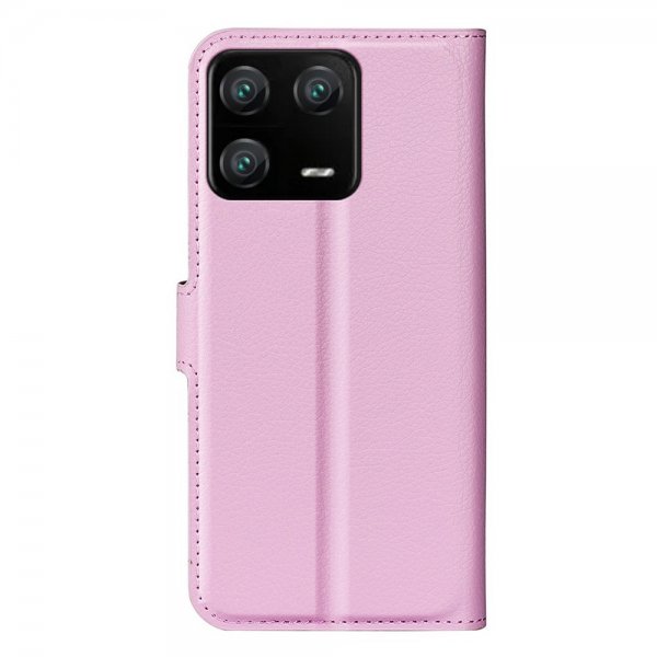 Xiaomi 13 Pro Fodral Litchi Rosa