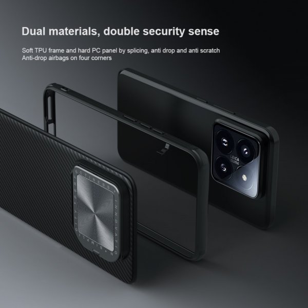 Xiaomi 14 Skal CamShield Prop MagSafe Blå