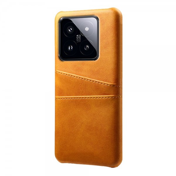 Xiaomi 14 Skal med två Kortfack Orange