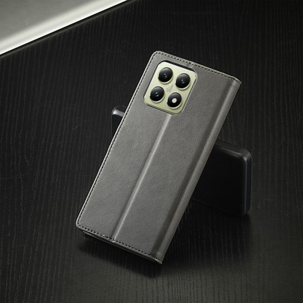 Xiaomi 14T Fodral med Kortfack Stativfunktion Grå