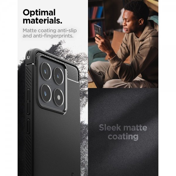 Xiaomi 14T Skal Rugged Armor Matte Black