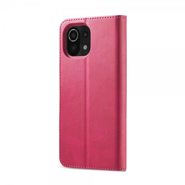Xiaomi Mi 11 Fodral med Kortfack Magenta