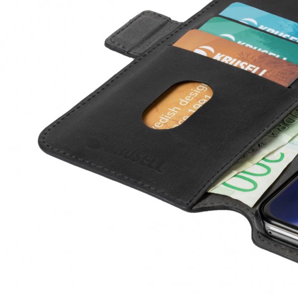 Xiaomi Mi 11i Fodral Leather PhoneWallet Svart