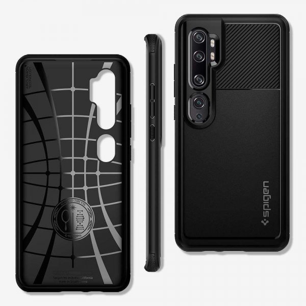 Xiaomi Mi Note 10/Mi Note 10 Pro Skal Rugged Armor Matte Black