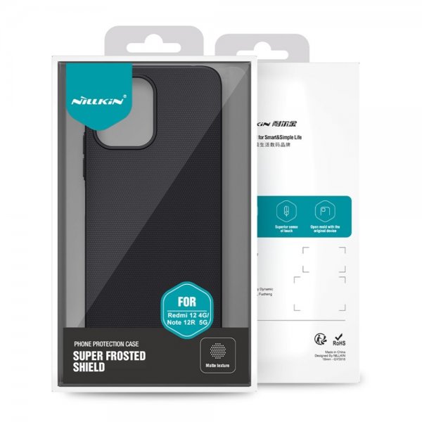 Xiaomi Redmi 12 Skal Frosted Shield Röd