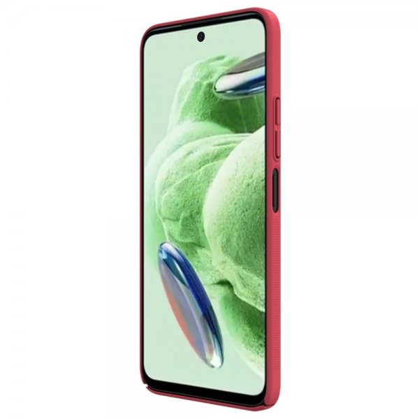 Xiaomi Redmi 12 Skal Frosted Shield Röd