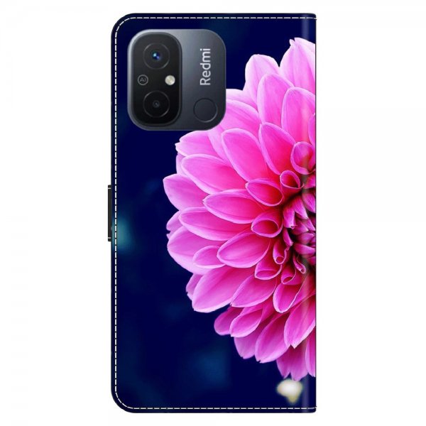 Xiaomi Redmi 12C Fodral Motiv Rosa Blomma