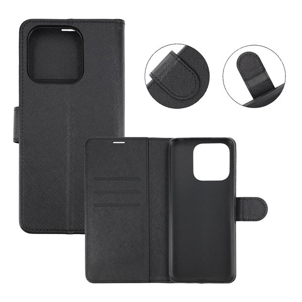 Xiaomi Redmi 12C Fodral med Stativ Svart