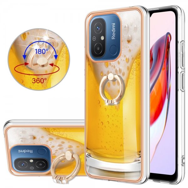 Xiaomi Redmi 12C Skal med Finger Ring Motiv Öl