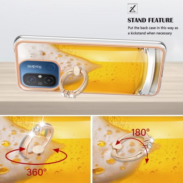 Xiaomi Redmi 12C Skal med Finger Ring Motiv Öl