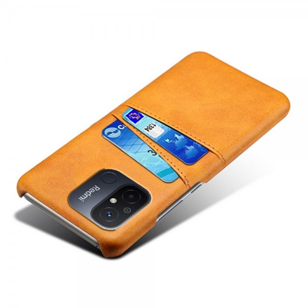 Xiaomi Redmi 12C Skal med två Kortfack Ljusbrun