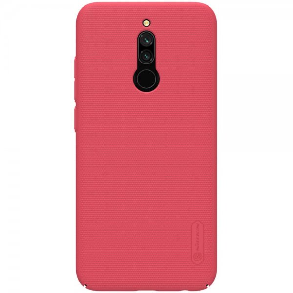 Xiaomi Redmi 8 Cover Frosted Shield Rød