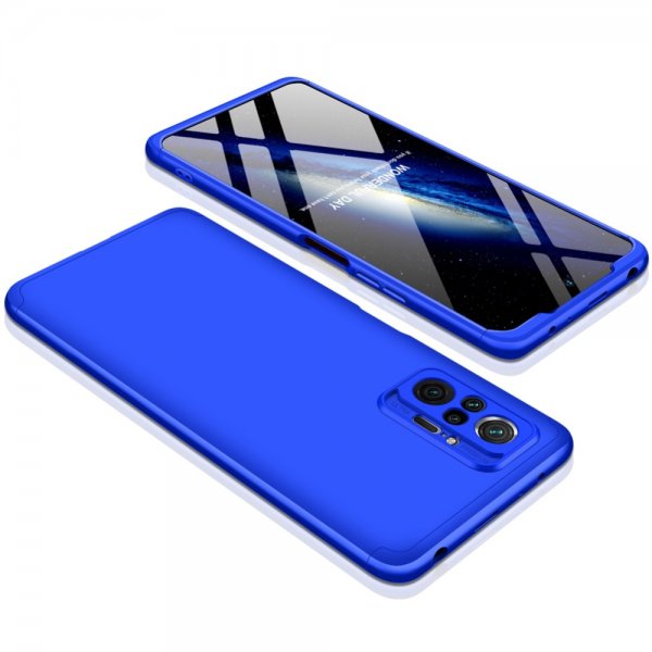 Xiaomi Redmi Note 10 Pro Skal Tredelat Blå