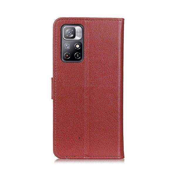 Xiaomi Redmi Note 11 Fodral med Stativ Brun