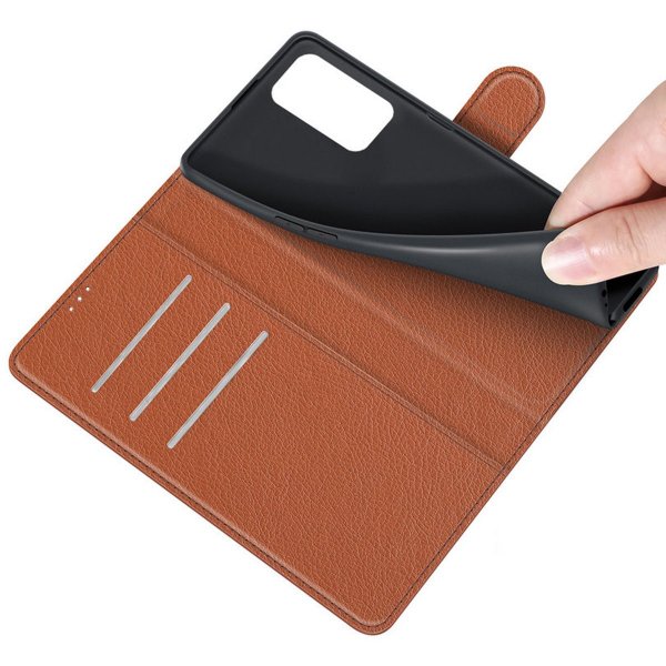 Xiaomi Redmi Note 11 Fodral med Stativ Brun