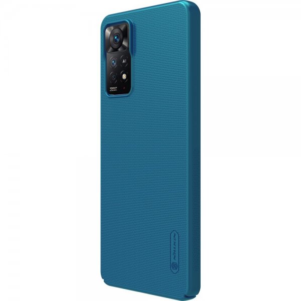Xiaomi Redmi Note 11 Pro Skal Frosted Shield Blå