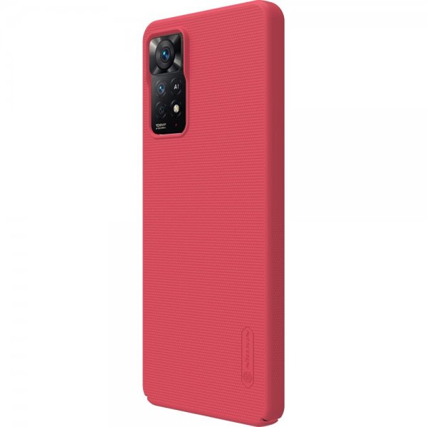 Xiaomi Redmi Note 11 Pro Skal Frosted Shield Röd