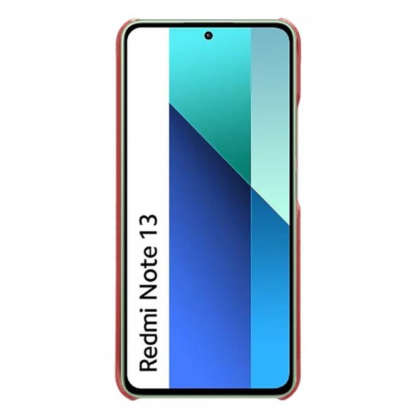 Xiaomi Redmi Note 13 4G Skal med två Kortfack Röd