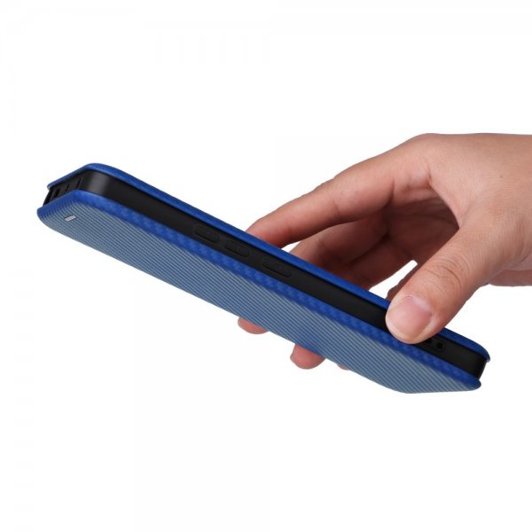 Xiaomi Redmi Note 13 5G Fodral Kolfibertextur Blå