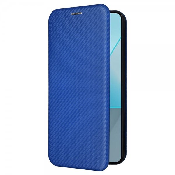 Xiaomi Redmi Note 13 5G Fodral Kolfibertextur Blå