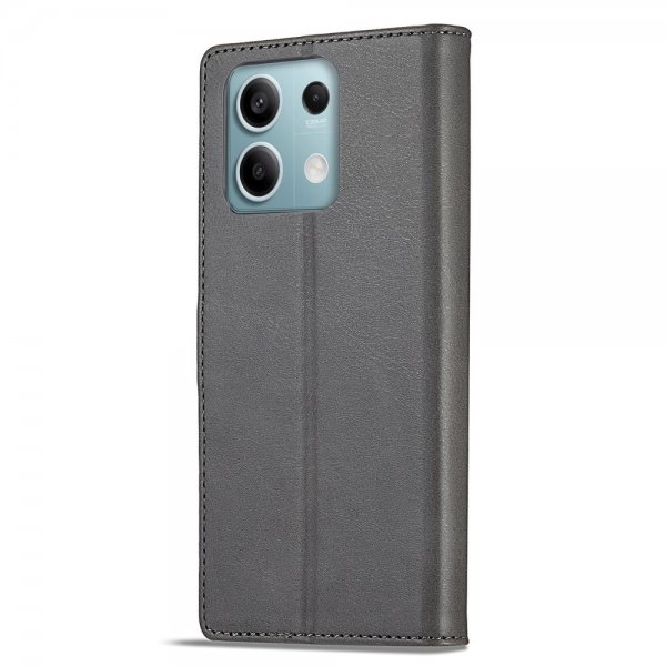 Xiaomi Redmi Note 13 5G Fodral med Kortfack Stativfunktion Grå