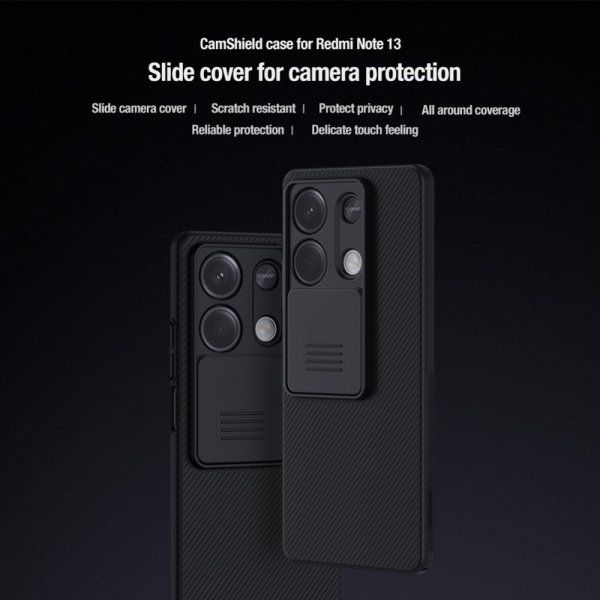 Xiaomi Redmi Note 13 5G Skal CamShield Blå