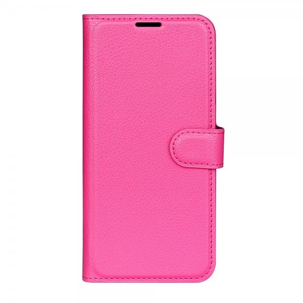 Xiaomi Redmi Note 13 Pro Plus 5G Fodral Litchi Magenta