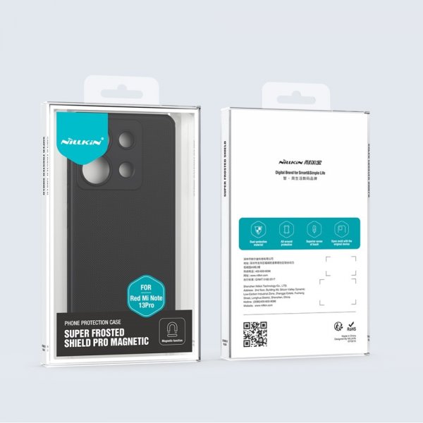 Xiaomi Redmi Note 13 Pro 5G Skal Super Frosted Shield Pro MagSafe Svart