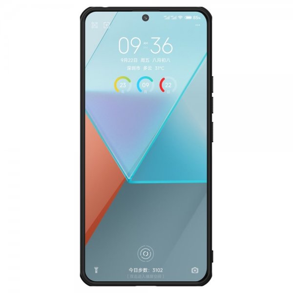 Xiaomi Redmi Note 13 Pro 5G Skal Super Frosted Shield Pro MagSafe Svart