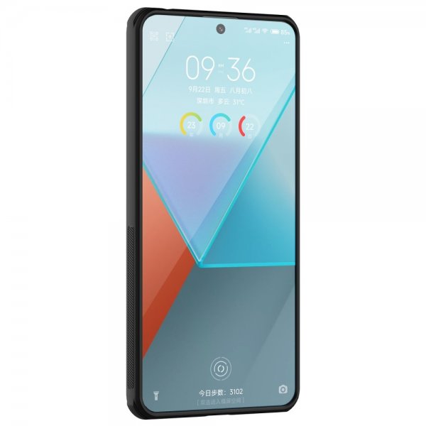 Xiaomi Redmi Note 13 Pro 5G Skal Super Frosted Shield Pro MagSafe Svart