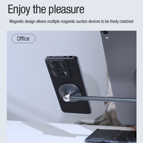 Xiaomi Redmi Note 13 Pro 5G Skal Super Frosted Shield Pro MagSafe Svart