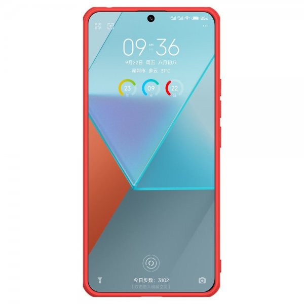 Xiaomi Redmi Note 13 Pro 5G Skal Super Frosted Shield Pro Röd