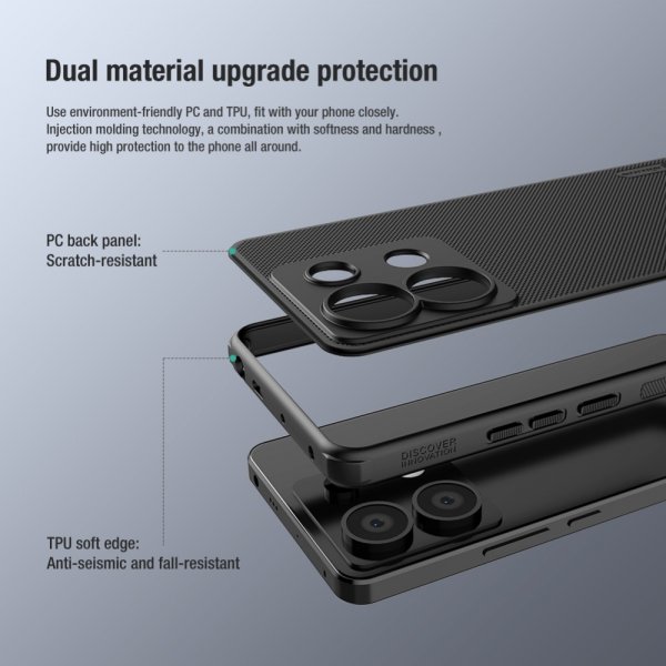 Xiaomi Redmi Note 13 Pro 5G Skal Super Frosted Shield Pro Röd