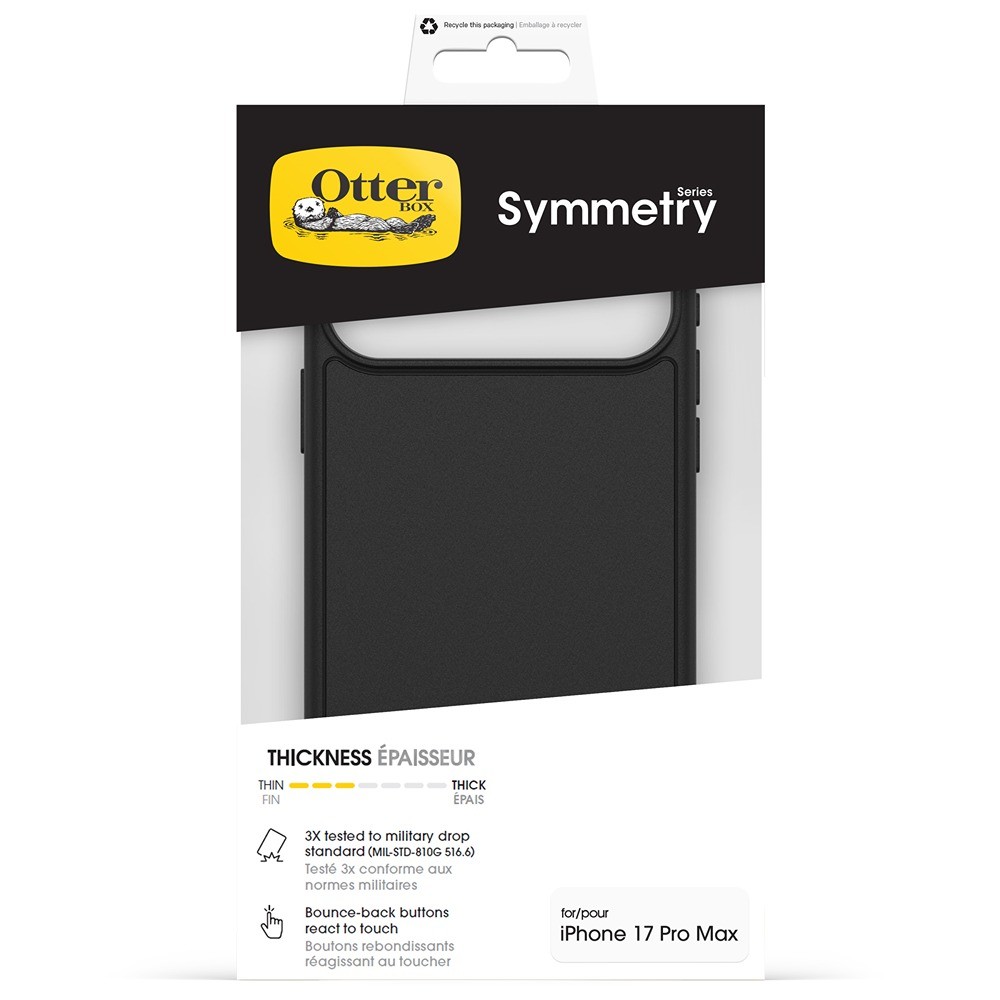 OtterBox Cover per Apple iPhone 15 Pro Max Symmetry Clear MagSafe, resistente a shock e cadute fino; sottile, testata 3x norme MIL-STD 810G, Quilted Poppies