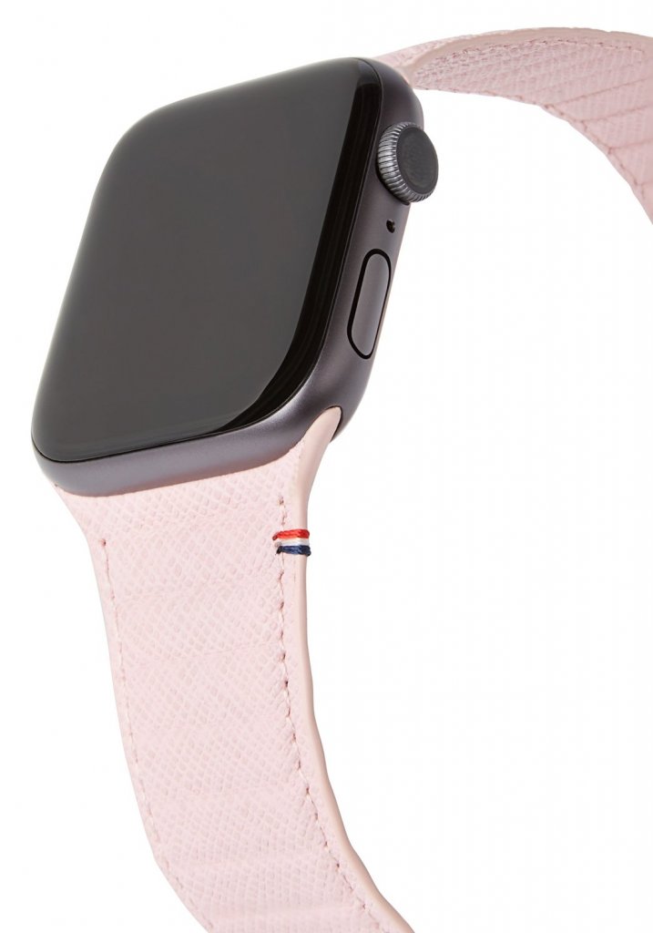 Decoded Apple Watch 38/40/41mm Läder Magnetic Rosa Strap Armband Traction Äkta